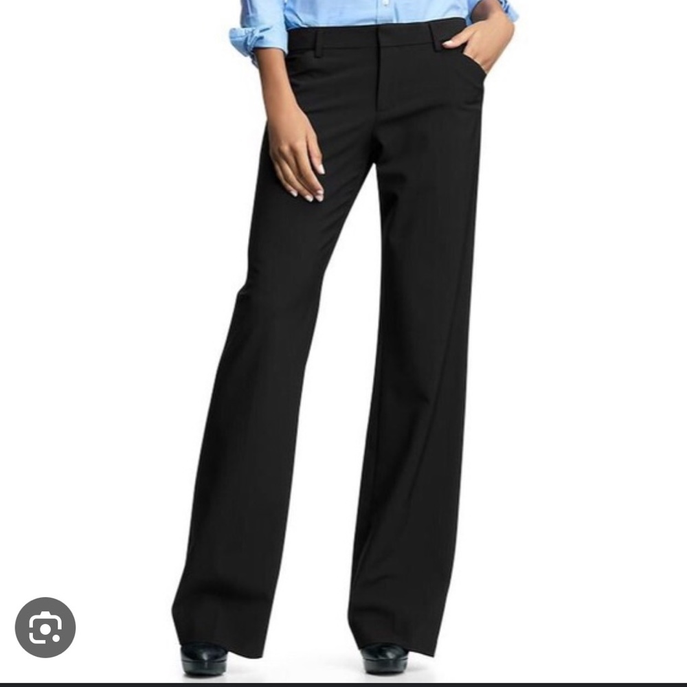 Gap Perfect Trouser Pinstripe Pants size 8 Tall EUC